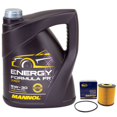 Motoröl set 5w30 - motoröl, liter